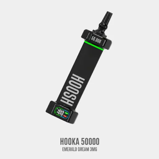 [522008] HOOKA 50000 Emerald Green 3MG